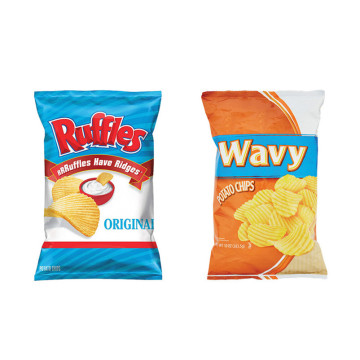 Verschil kleuren chip bag size vergelijking