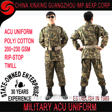 army jungle 220 GSM jacket military ACU camo uniform