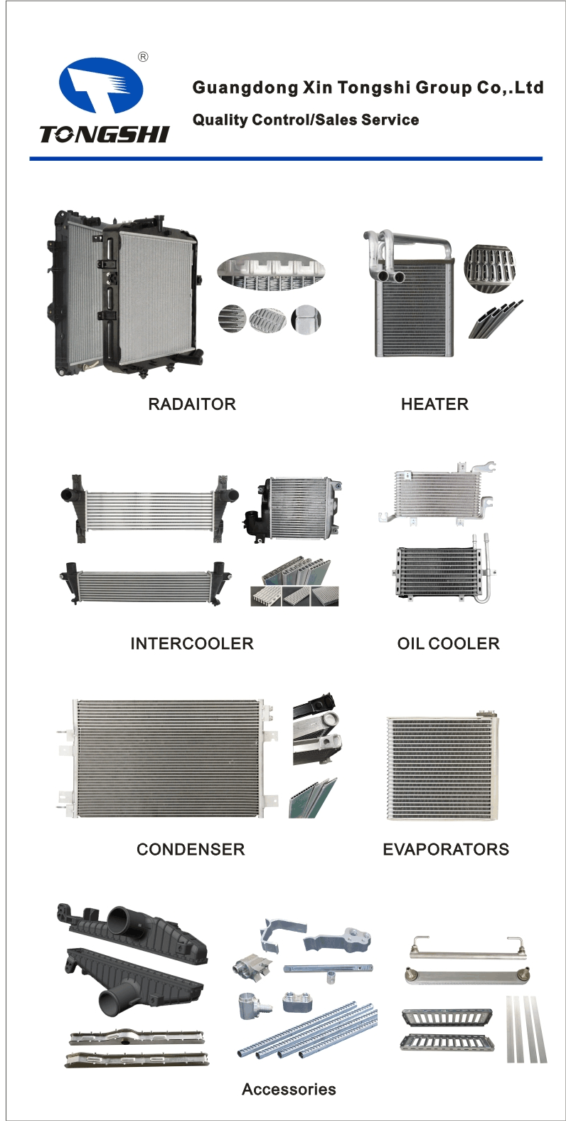 TONGSHI Casselin Product Range