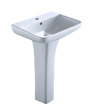 Ceramic Cement Standing Pedestal Sink Basin