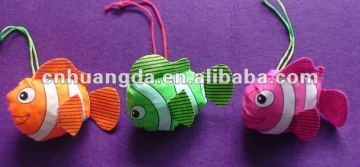 fish shape foldable nylon bag