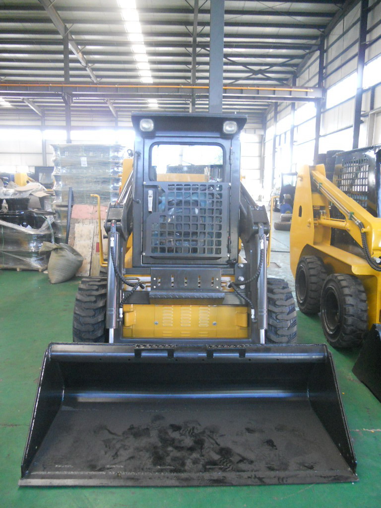 Mini 700kg skid steer loader na may mabilis na coupler