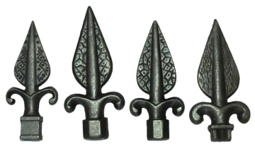 Wrought Iron part cast steel spearhead