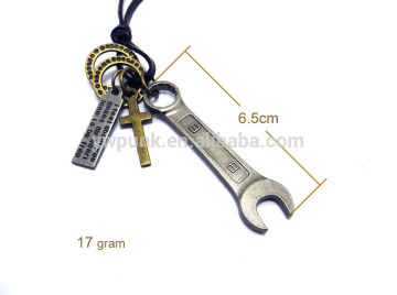 jewelry wholesale china body jewelry wrench necklace spanner pendant