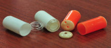 Medical plastic mold for capsule