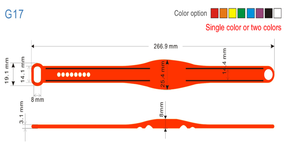 pulsera rfid wristband rfid