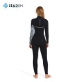 Seaskin Women 4/3mm Wetsuit Front Dada Zipper