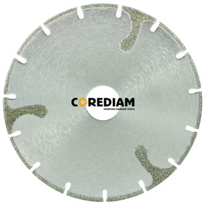 Segmented  Electroplated Blade for Marble