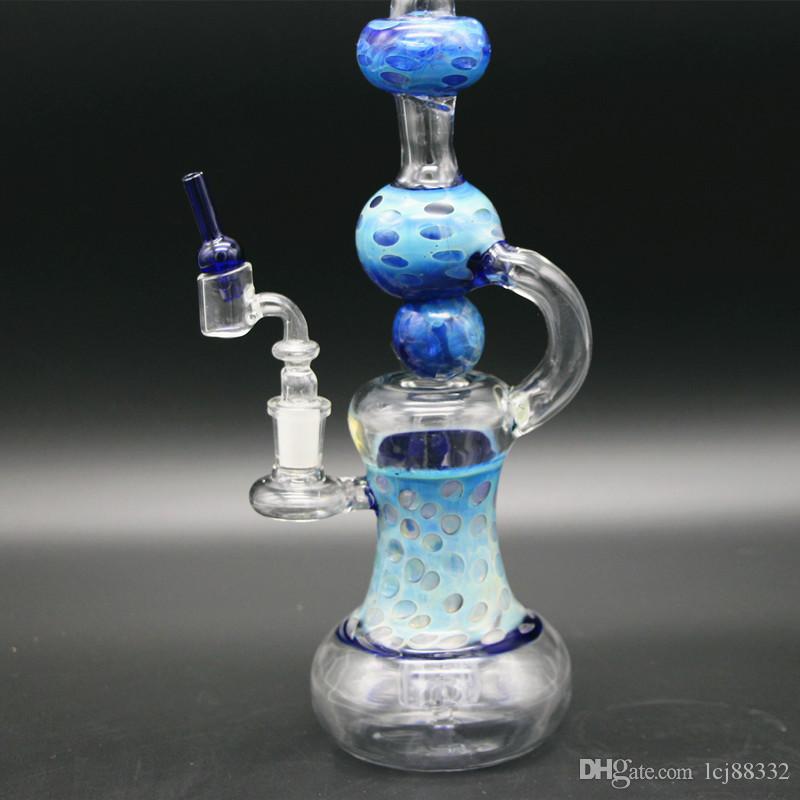 Bong!New Multi colour Glass Water Pipes Fab Egg with Matrix Perc 14.5mm Female Joint Oil Rigs Glass Bongs