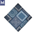 indigo denim pria leher pelacak syal scarf bandana