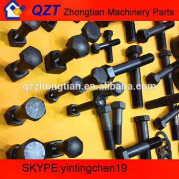 excavator track nut and bolt