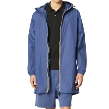 CONMR Men's Blue Polyester Packable Windproof Rain Poncho