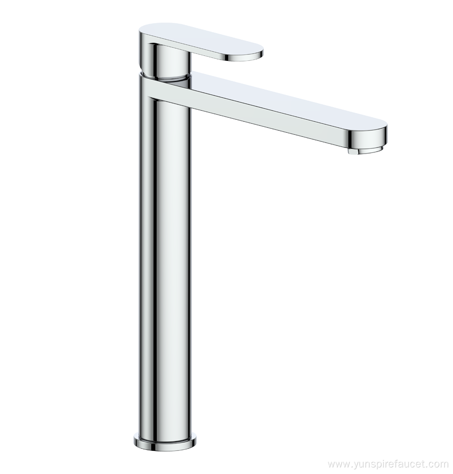 Raised Basin Faucet without Pop up Waste