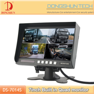 7" split screen tft cctv lcd monitor with sunvisor