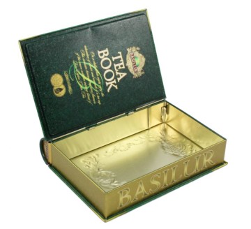 Book Shape Tin Box