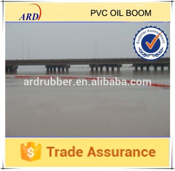 pvc inflateable oil booms solid float pvc oil boom