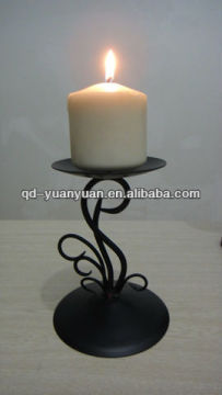 Elegant fashionable wrought iron candlestick