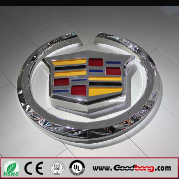 Custom Acrylic Chrome Outdoor Car Accessories Logo