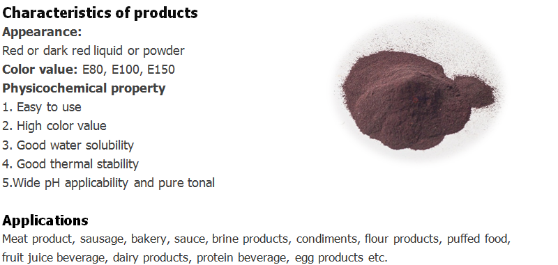 Monascus rotes Pigment für Fleisch Monascus red pigment for meat