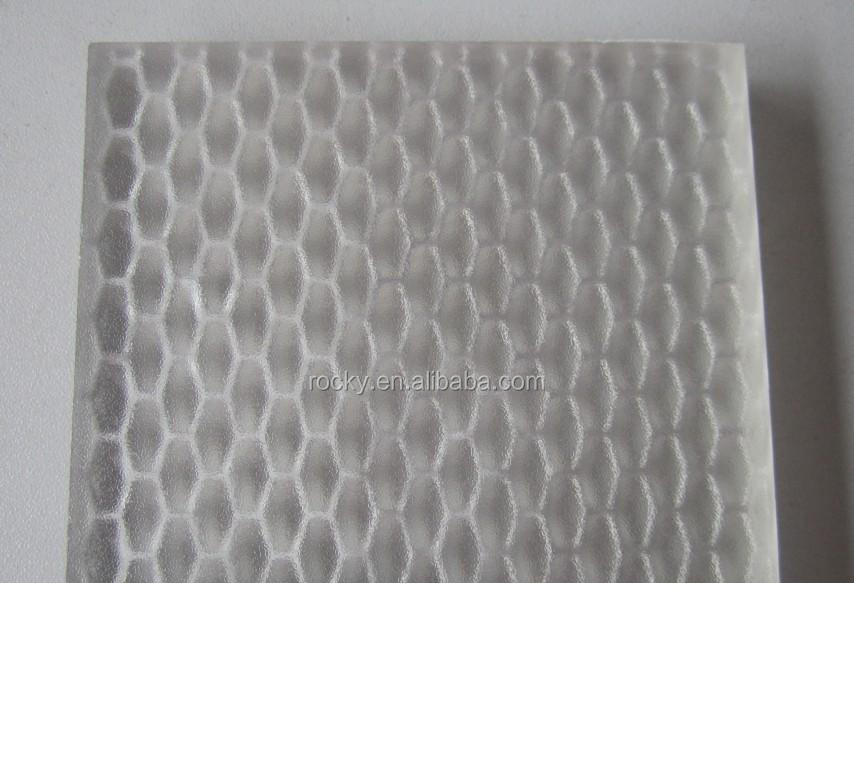 10mm clear Moru patterned glass