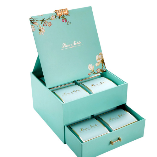 ลิ้นชักสองชั้นแบบกำหนดเอง Sliding Mooncake Gift Box