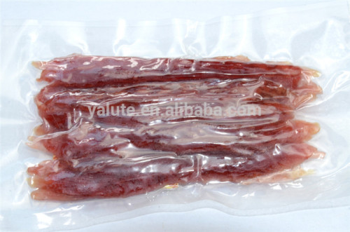 Vacuum packed duck jerky private label dog snacks