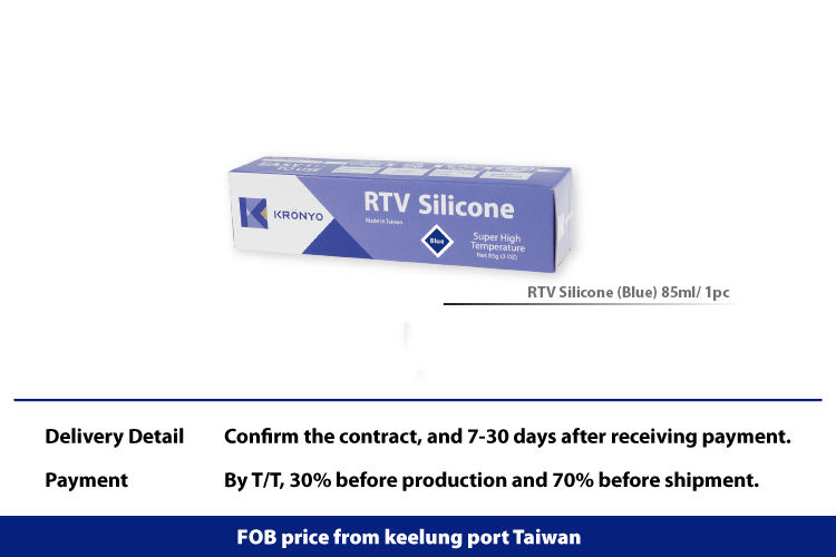 Blue RTV Silicone for Bathroom facilities