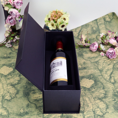 Packaging Champagne Personalizza il logo Magnetic Wine Box