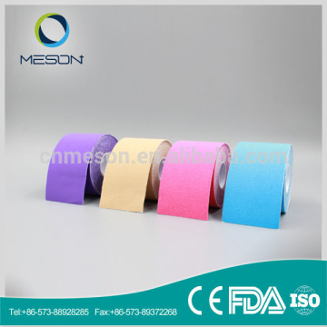 Free Sample Medical Waterproof elastic sports tape adhesive tape kinesiology