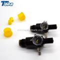 Scuba air pressure gas regulator co2 valve adaptor