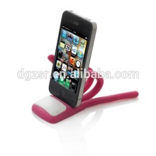 Christmas gift silicone flexible mobile stand/cell phone holder