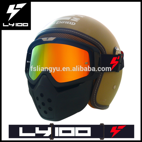 New arrival Interchange lens style Three layer foam outdoor MX goggle Dual lens UV400 mirror anti fog motorcross Goggles