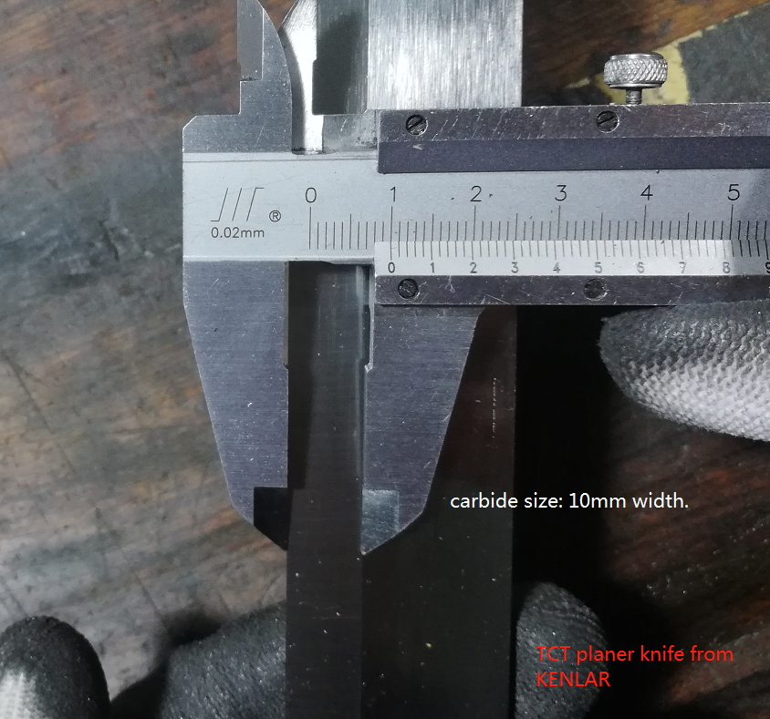 9 inch TCT brazed planer blade