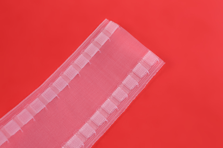 Transparent curtain tape