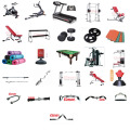 250-300㎡ full gym set package for commerical use