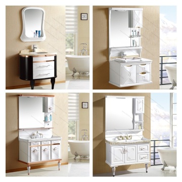 Classical Plastic Bathroom Mirror Vanity Cabinet and Cabinet for Bathroom