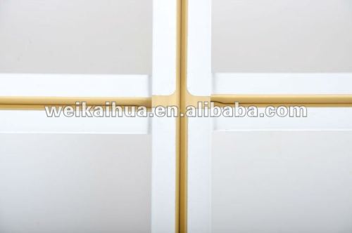 golden yellow line FUT suspended ceiling t bar