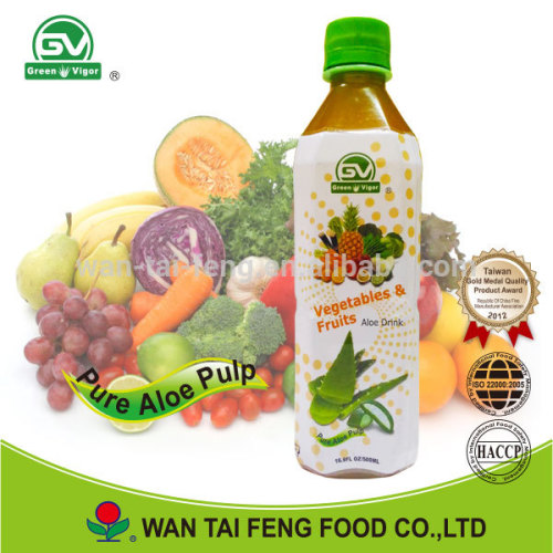 GV Vegetables & Fruits Aloe Drink / PET 500ml