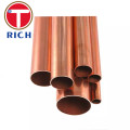 ASTM B68 22 mm Tubo/tubería de cobre sin costuras para intercambiador de calor, caldera de vapor