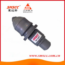 BSK23 Construction Piling Tungsten Carbide Tipped Bits Foundation Rotary Drilling Machine Conical Round Shank Bullet Teeth