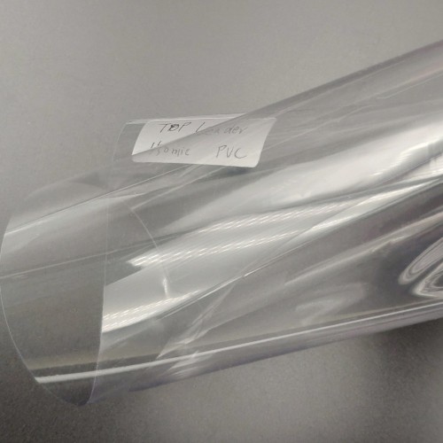 lembar kaku PVC transparan 0,05 0,1 mm