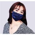 Fashion French lace imitation silk mask