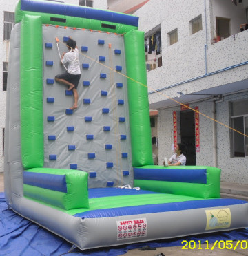 2014 hot sell Inflatable kids climb wall/rock climb wall/indoor climb wall