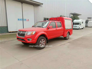 Dongfeng double cab pickup food cart