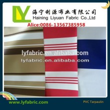 pvc waterproof stripe fabric
