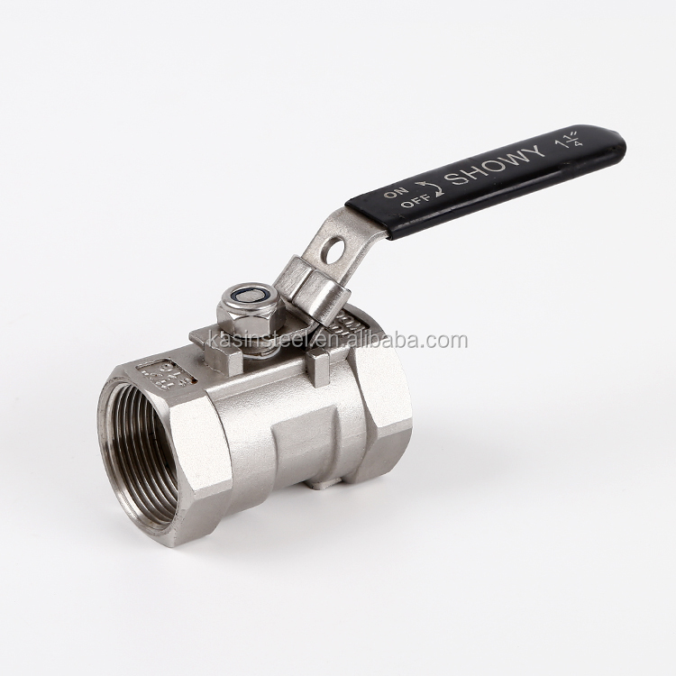 Stainless Steel Ball Valve /CF8 CF8M Ball Valve 1Piece Ball Valve