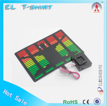 Europe market hot sale flashing el t-shirts cheap hot sale el tshirt