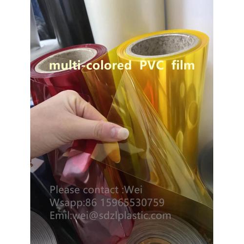 2023 Warna film plastik PVC kaku untuk thermoforming