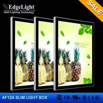 Edgelight High quality beautiful clip frame magnetic light box single side hot sale