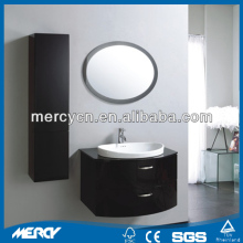 Black Bathroom Cabinet With Side Cabinet